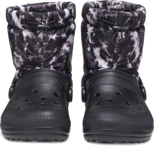 Crocs™ Classic Lined Neo Puff Tie Dye Boot Black