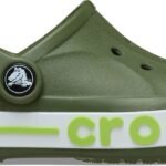 292977d4e57e6cceb59e61c74fce7035 Crocs™ Bayaband Clog Kid's 207018 Army Green/Lime Punch