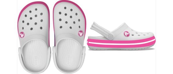 293eea7fd2ab42c84e1a84fb2cbc0452 Crocs™ Crocband Clog Kid's 207005 White/Pink Crush
