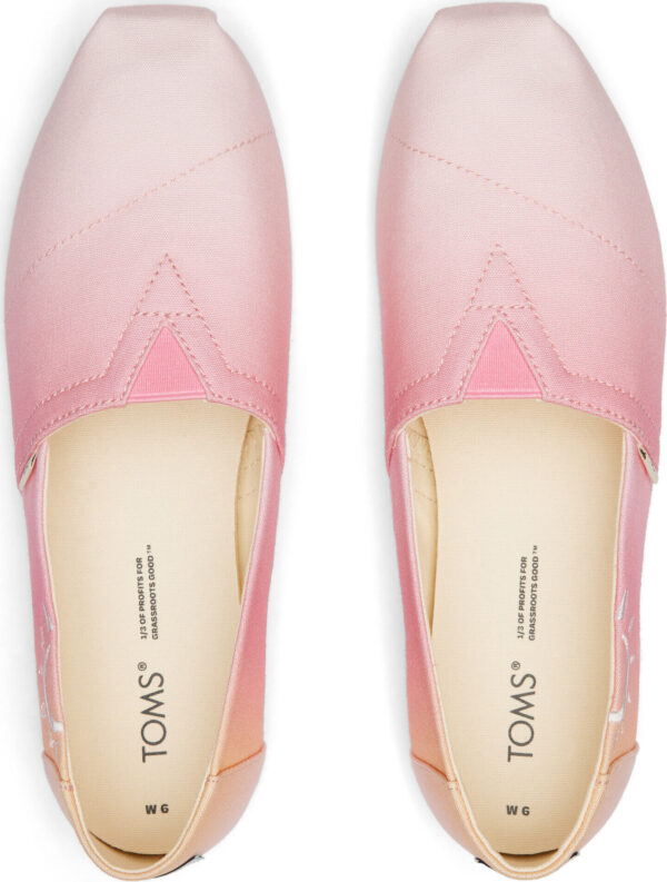 TOMS Canvas Women's Alpargata Candy Pink Ombre