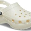 Crocs™ Classic Platform Glitter Clog W Chalk