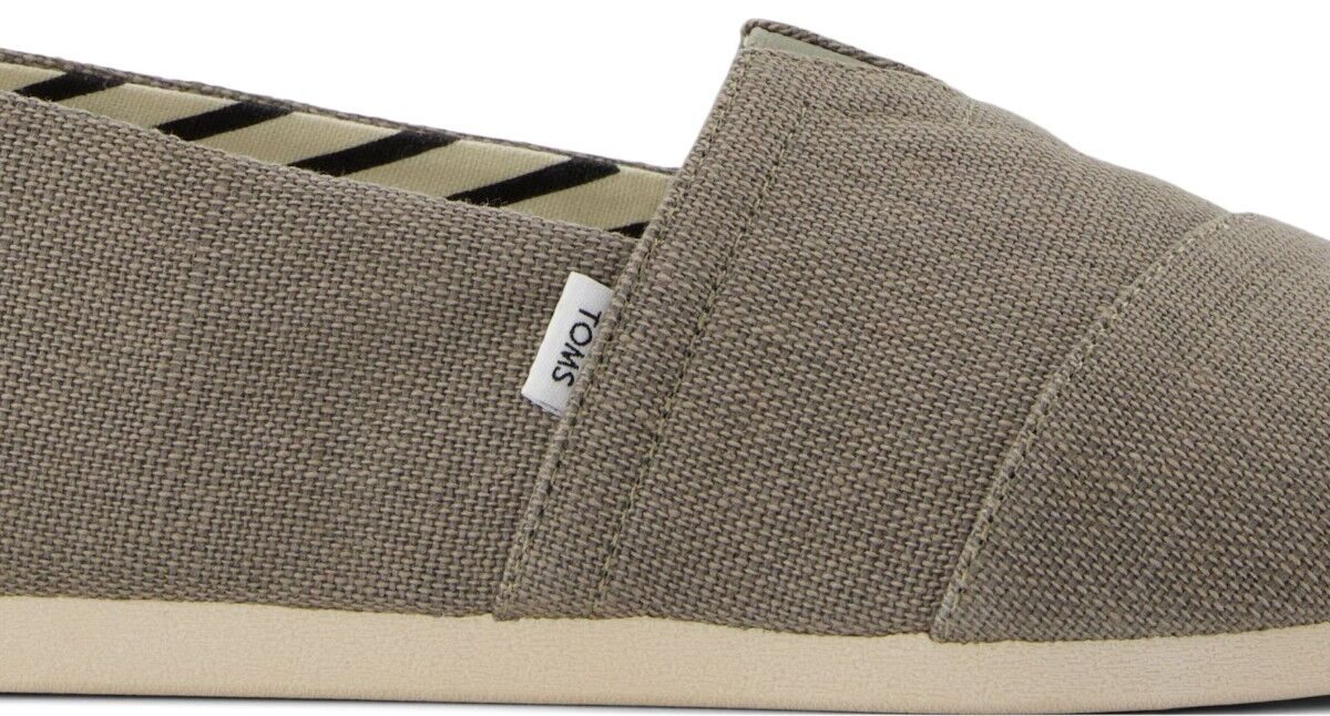 TOMS VETIVER GREY HERITAGE CANVAS 10021903 Grey