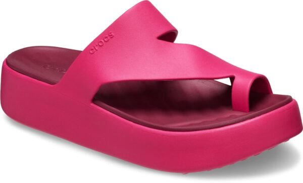 2d16971eae70be0273c514c51762c3f9-1 Crocs™ GETAWAY PLATFORM TOE LOOP Dragon Fruit
