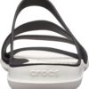 Swiftwater Sandal W Crocs™ Women's Swiftwater Sandal Black/White
