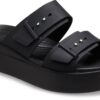 Crocs™ Brooklyn Sandal Low Wedge Women's Black