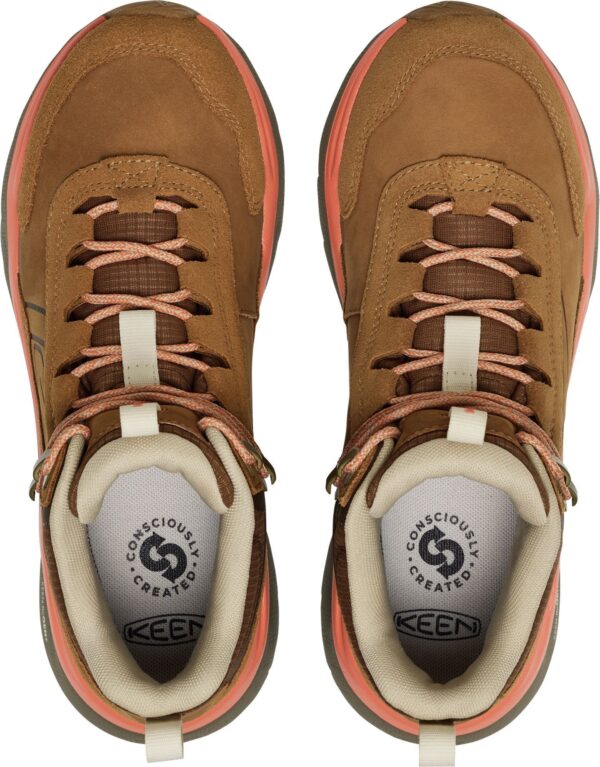 2e8f45f923069f8bd97518fb2b6c72c8 Keen Leiki Leather Mid Wp Women's 1031189 Chipmunk/Bison