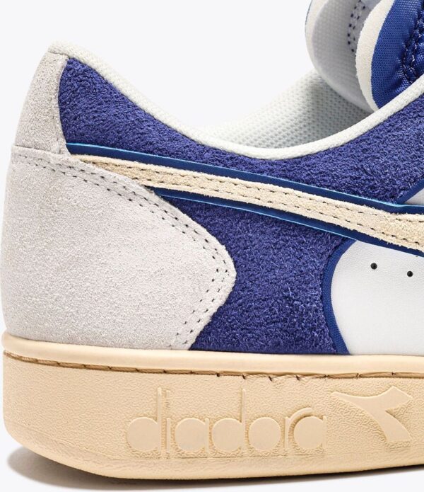 2fd5405c15ad8312af2533717968e186 DIADORA Magic Basket Low Suede Leather White/Blue Eyes