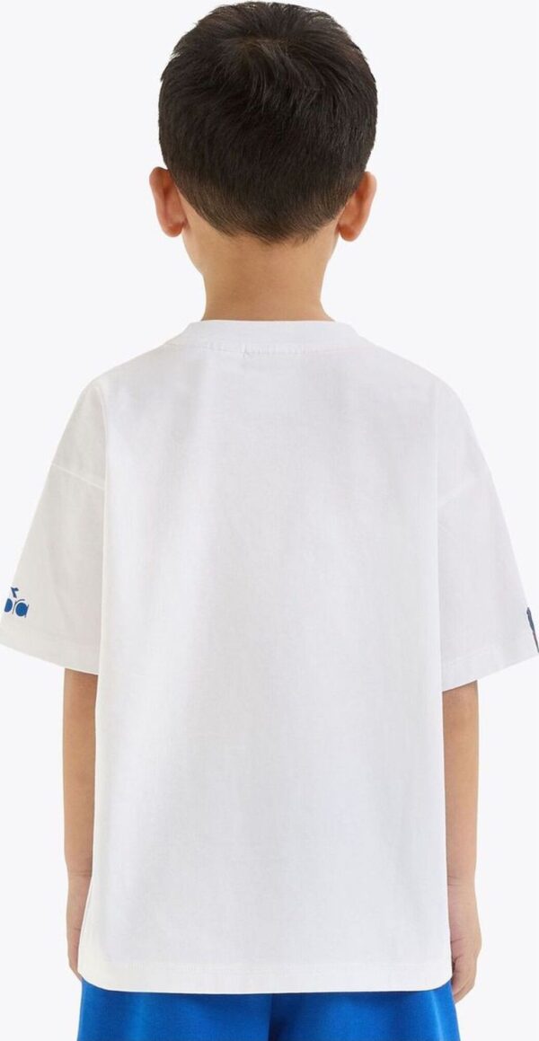 30816fd16331fbe1f1cddf1e7a046be1 DIADORA JU.T-SHIRT SS SUPERHEROES Optical White/Princess Blue