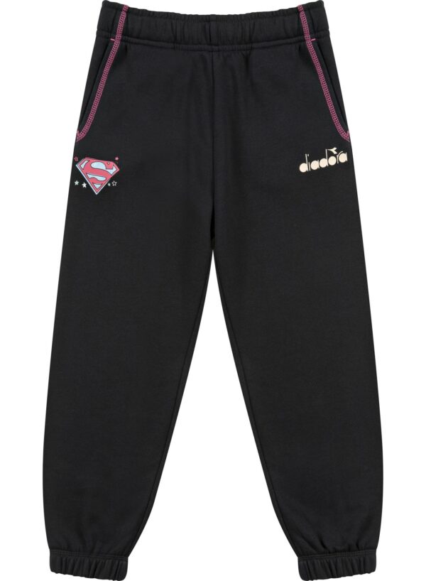 30f980c5444a718f31ab745eef74958c DIADORA JU.JOGGER PANT SUPERHEROES Black/Wild Rose
