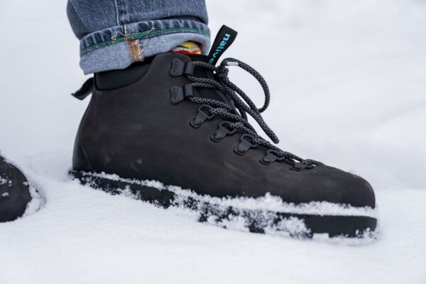 NATIVE FITZSIMMONS CITYLITE BLOOM Jiffy Black/Jiffy Black/Victoria Blue Laces