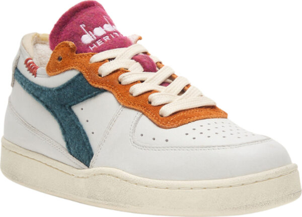 315194aba749da77bc045174b01ceb63 DIADORA Mi Basket Row Cut Tennis White/Eden
