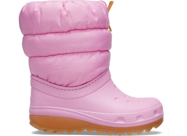 Crocs™ Classic Neo Puff Boot Kid's 207684 Pink Tweed/Gum