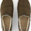 TOMS CANTEEN QUILTED WOVEN MEN'S SLIPPER 10021372 Olive
