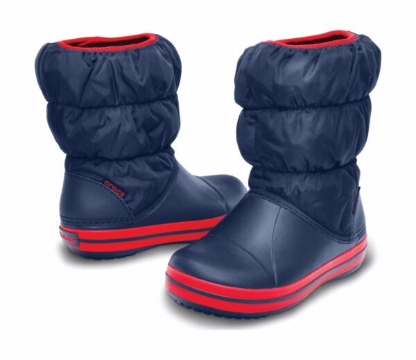 Crocs™ Kids' Winter Puff Boot Dark blue/Red