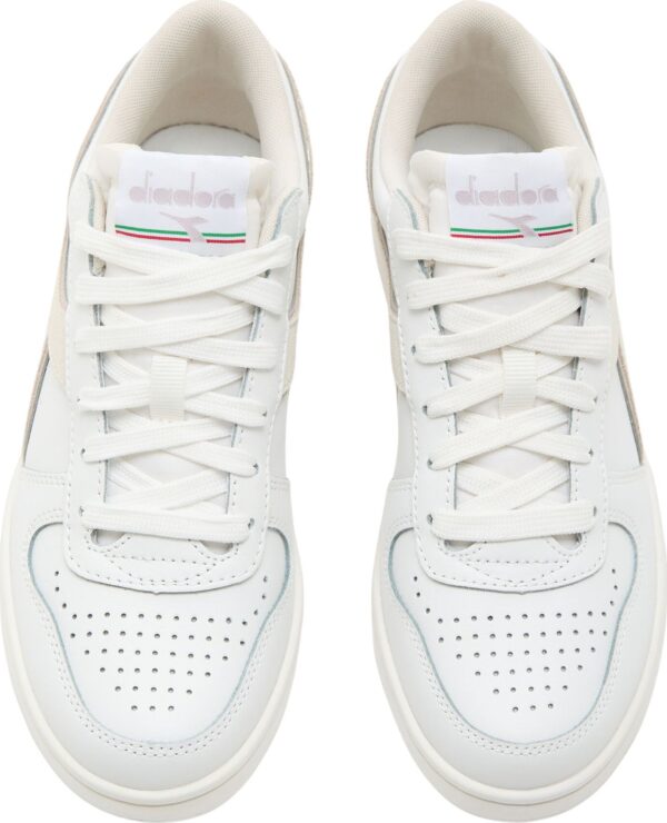 39ee7c7187c6c020431f8ec73c6af7b1 DIADORA Magic Basket Low Leather Wn White/Lilac Marble