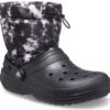 Crocs™ Classic Lined Neo Puff Tie Dye Boot Black