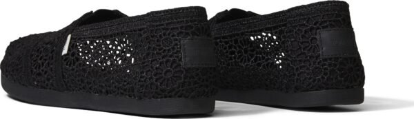 TOMS Moroccan Crochet Women's Classic Alpargata Black