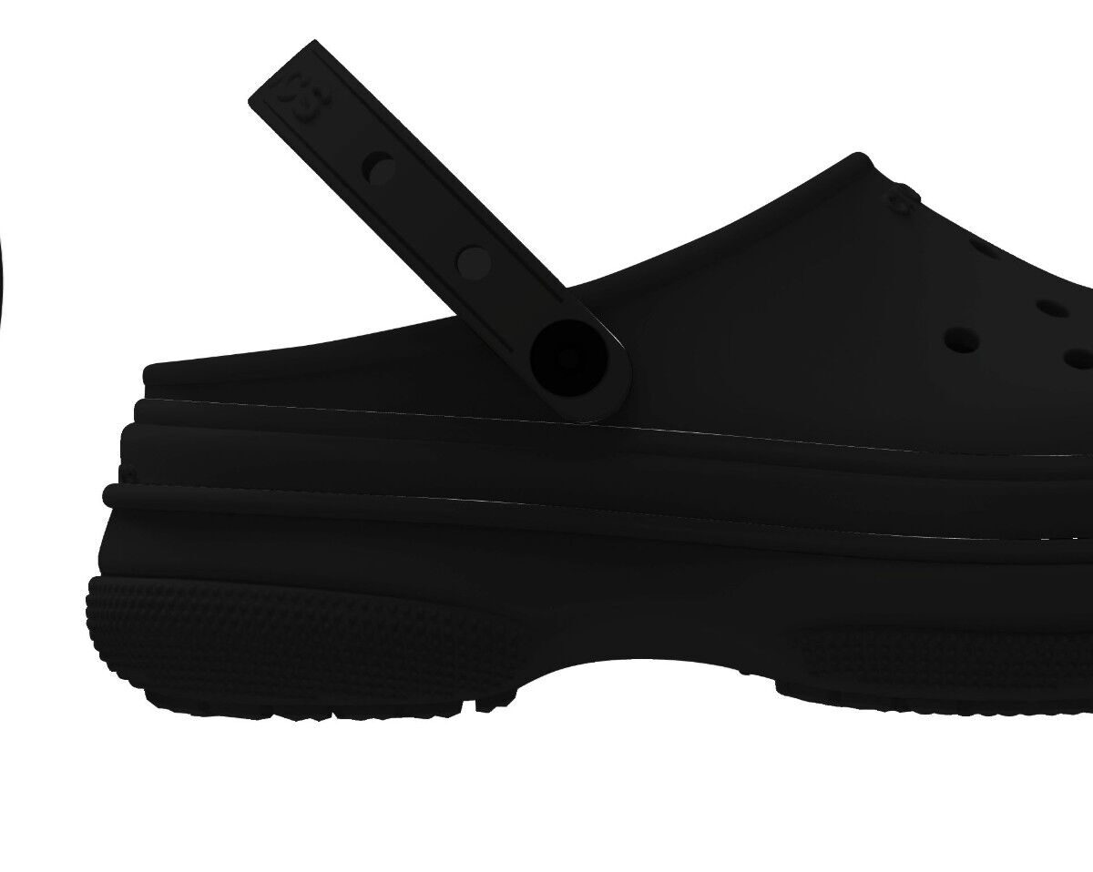 Crocs™ Classic Stacked Clog Black