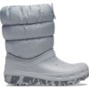 Crocs™ Classic Neo Puff Boot Kid's 207684 Light Grey