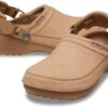 Crocs™ Classic Crafted Vegan Suede Clog Milk Chocolate