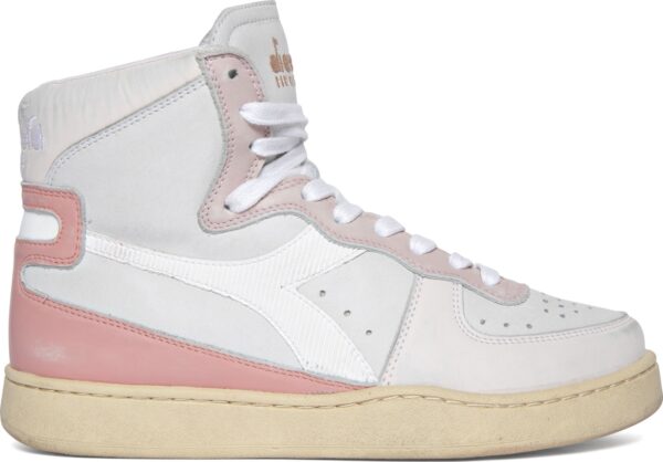 406e85bfba3f3dd34434a7f228fc7a21 DIADORA Mi Basket Used White/Pastel Parchment