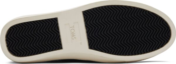 TOMS Leather Faux Fur Women's Bryce Sneaker Black