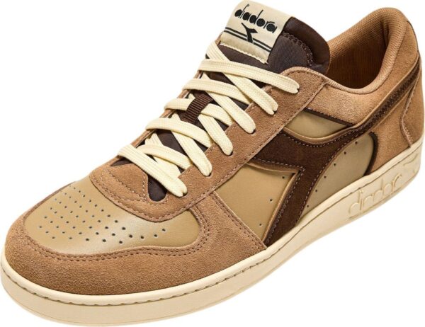 4577f0abc83c0a3f0792bffad2e25aa8 DIADORA Magic Basket Low Suede Leather Beige Croissant