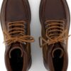 TOMS OAK WAXED CANVAS/LEATHER MEN'S BOOT 10021370 Brown