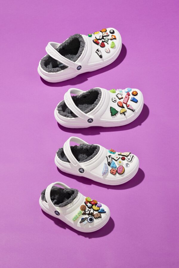 Crocs™ Classic Lined Clog White/Grey