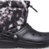 Crocs™ Classic Lined Neo Puff Tie Dye Boot Black