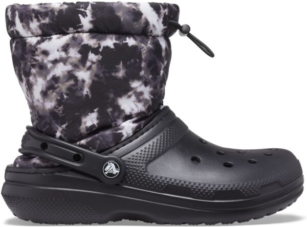 Crocs™ Classic Lined Neo Puff Tie Dye Boot Black