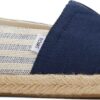 TOMS Recycled Cotton Stripes? Men Alpargata Rope Navy