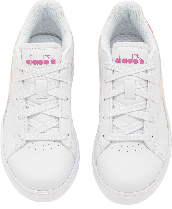 DIADORA Game Step Ps Kid's White/Robinia Violet