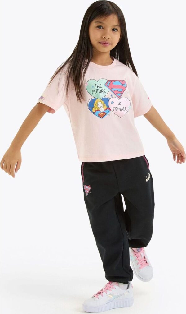 4bae33df859fc51681f39b377878fa5f DIADORA JU.JOGGER PANT SUPERHEROES Black/Wild Rose
