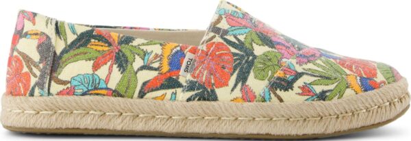TOMS MULTI BIRDS OF PARADISE CANVAS 10021889 Natural