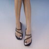 Crocs™ Miami Toe Loop Sandal Black