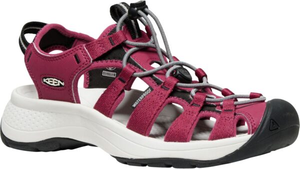 5135a757649558cdd82e22180987e049 Keen ASTORIA WEST SANDAL WOMEN Beaujolais/Star White