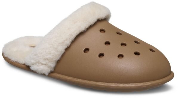 Crocs™ Classic Fuzz Scuff Sepia