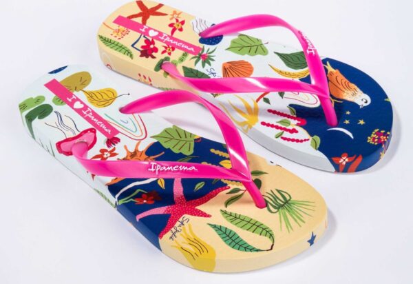 Ipanema Graffiti V Fem-Box12 White/Pink/Blue