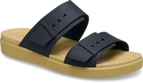 51c7cd8b4cb56883365247f83871b2ee Crocs™ BROOKLYN BUCKLE LOW Black/Tan