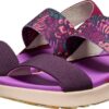 529cb56868366e1e06449eeb05f2e4b8 Keen ELLE BACKSTRAP Beaujolais/Plum Perfect