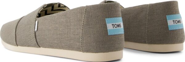 52b59b356cb6400e0cccea891488bd3b TOMS VETIVER GREY HERITAGE CANVAS 10021903 Grey