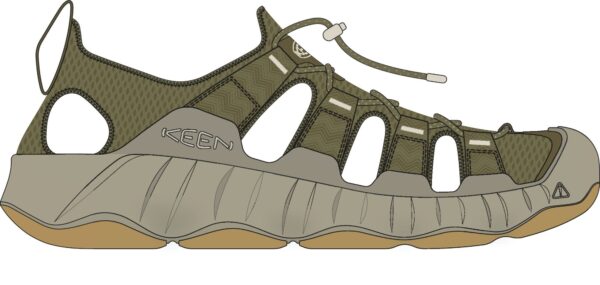52b7ee72f7799a4a16f333db27bbbe7b Keen HYPERPORT H2 1030857 MARTINI OLIVE/PLAZA TAUPE