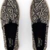 TOMS DIAMOND GLOBAL WOVEN 10021886 Black