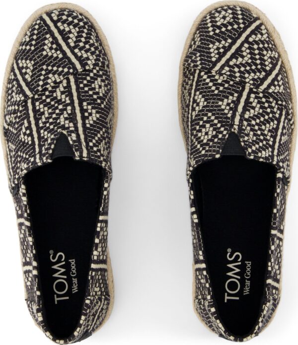TOMS DIAMOND GLOBAL WOVEN 10021886 Black