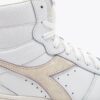 56a306f50267a7ceb7a943bf0bde7c92 DIADORA Magic Basket Mid Leather Wn White/Lilac Marble