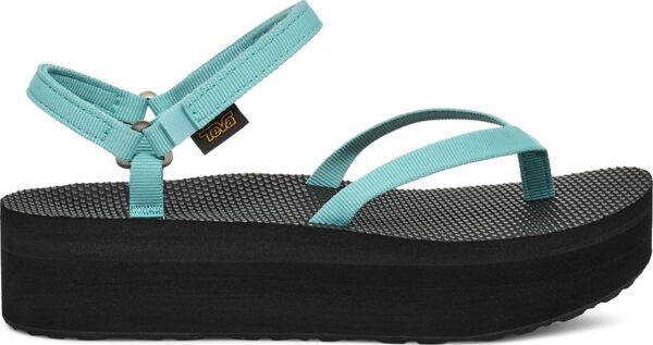 59bd07730e98d6e0f76fc4c2cb0690d8 Teva FLATFORM SANDAL SLIM Bright Teal/ Black