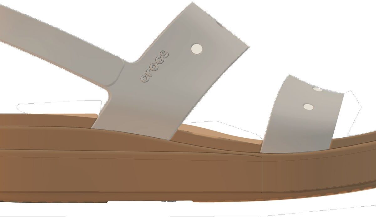 Crocs™ Brooklyn Sandal Kid's Chalk/Cashew