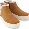 5b5bcaca7cb20b38ec33c07dceb4a564 TOMS SUEDE/FAUX WOMEN'S VERONA MID SNEAKER Brown