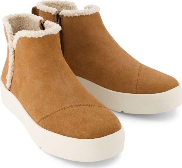 5b5bcaca7cb20b38ec33c07dceb4a564 TOMS SUEDE/FAUX WOMEN'S VERONA MID SNEAKER Brown